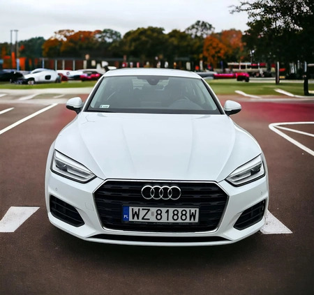 Audi A5 cena 89900 przebieg: 121000, rok produkcji 2018 z Czarna Woda małe 137